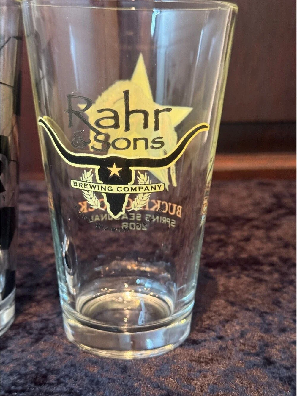 Set of 2 Rahr & Sons Brewing Company Pint Glasses